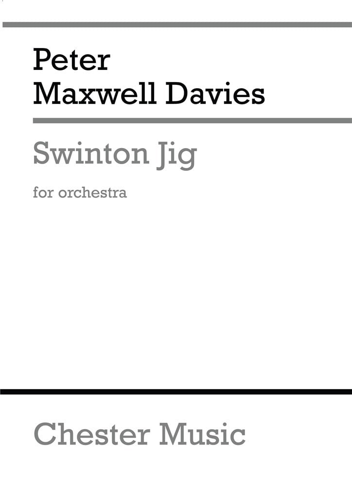 Maxwell Davies Swinton Jig (Mini Score)